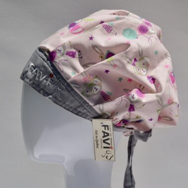 surgical bouffant cap-Miss Bunny