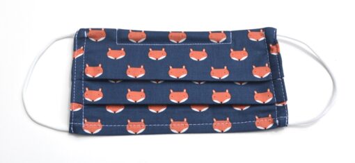mask with soft elastic bands-foxes in marine