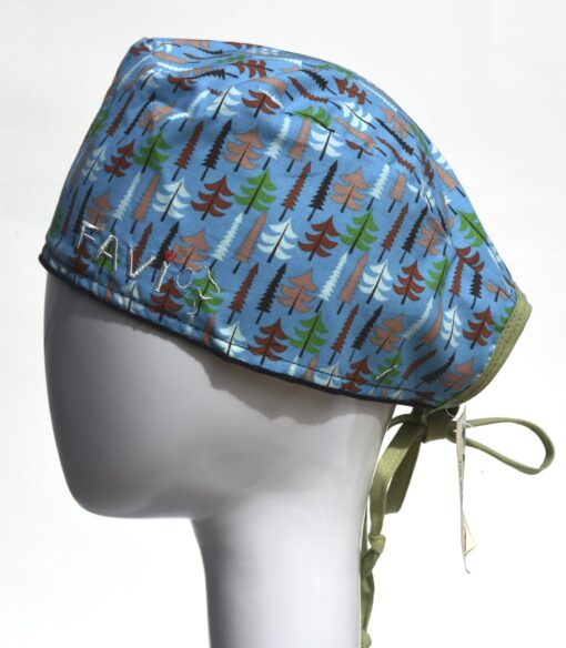 Surgical cap-spruce and fir