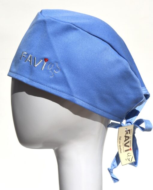 surgical cap-bright blue