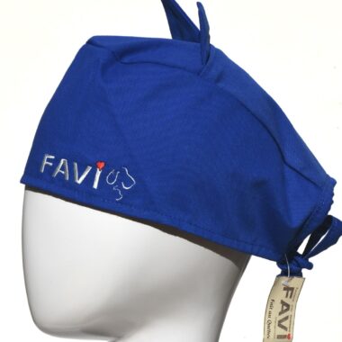 Surgical cap with ears-royal blue