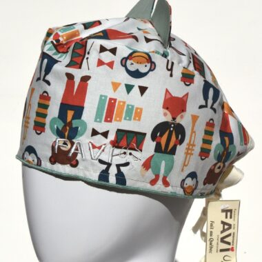 surgical cap with ears-musicians