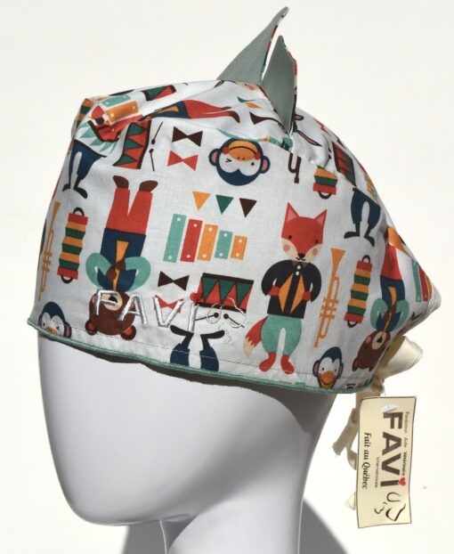 surgical cap with ears-musicians