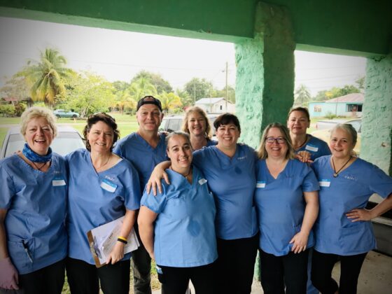 FVAI's team of volunteers in Belize January 2020