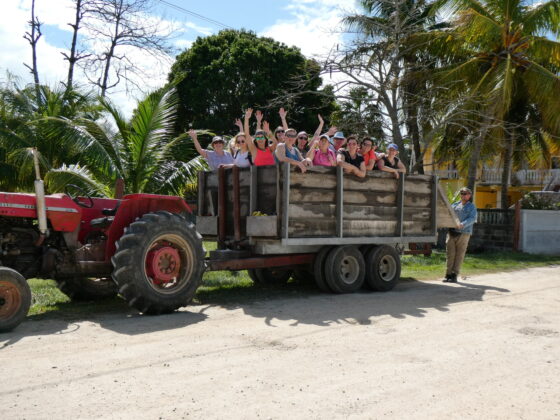 Local transport in Sarteneja, Belize