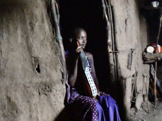 Young Maasai girl in Tanzania, FVAI safari
