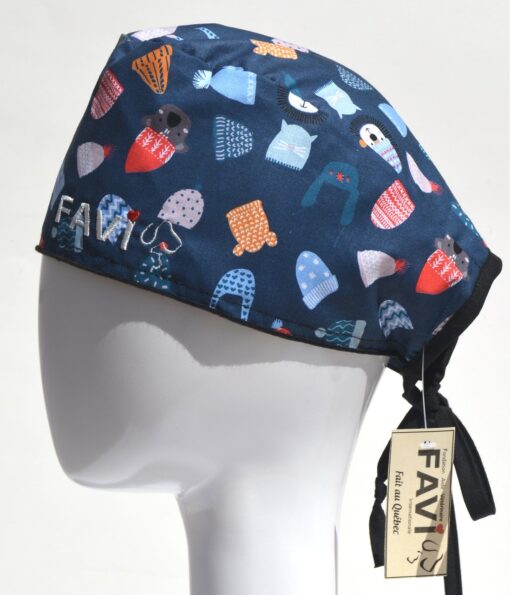 surgical cap-put your toque on in blue