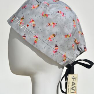 surgical cap classic-angels in grey