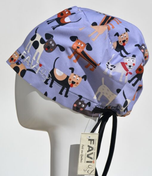 semi-bouffant surgical cap-come play with me!