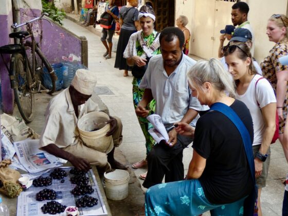 Hanging out in the streets of Stone Town, Zanzibar