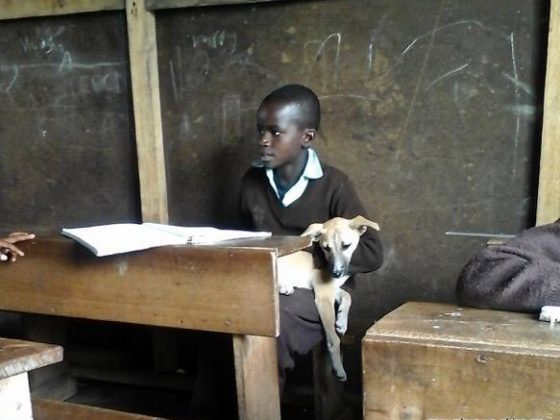 En classe en Tanzanie