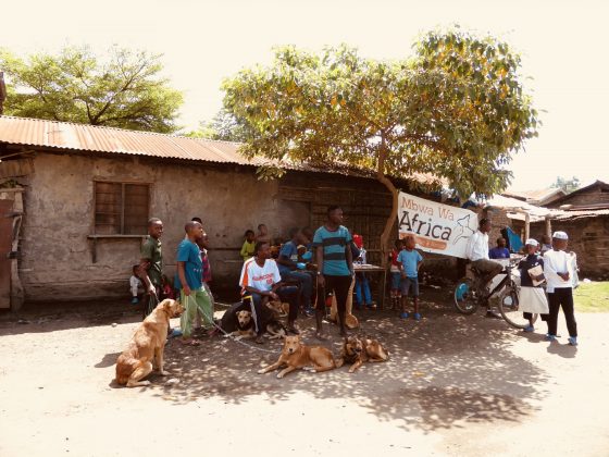 Station de vaccination contre la rage en Tanzanie