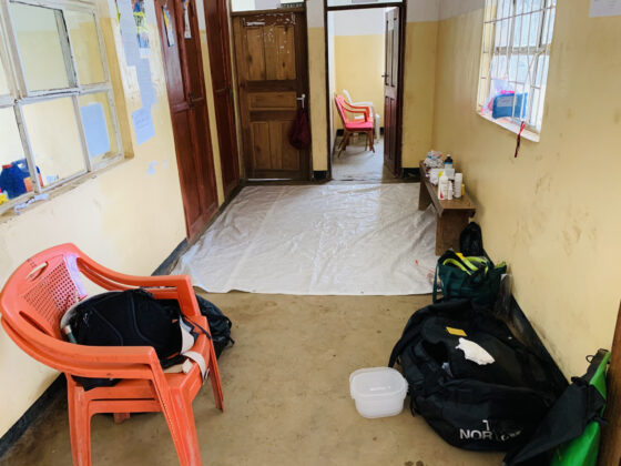 Zone de réveil clinique FAVI en Tanzanie
